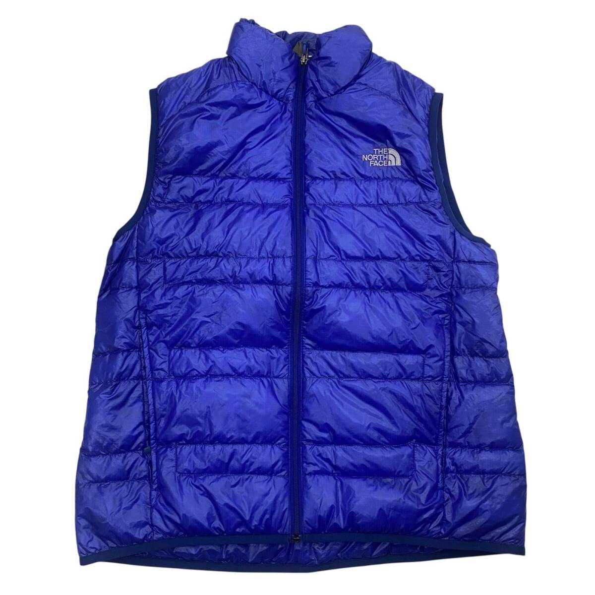 186005 THE NORTH FACE ザ・ノースフェイス NORTH FACE ダウンベスト NDW18170 ブルー ナイロン拍卖