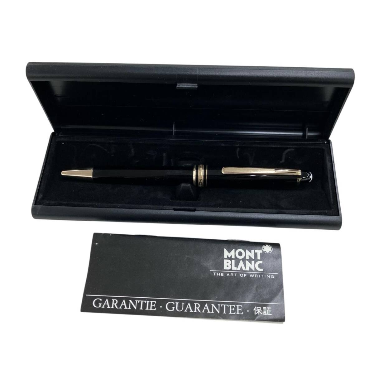 683020 MONTBLANC モンブラン 回転式ボールペン マイスターシュテュック ブラック/ゴールド拍卖