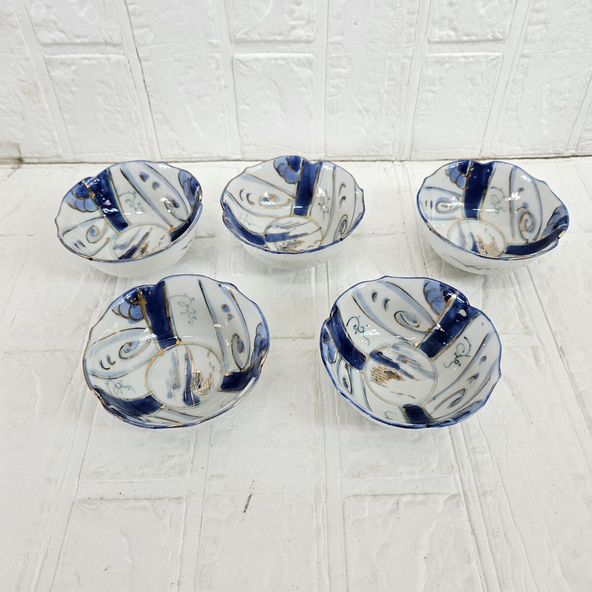 小鉢 和食器 金彩 5客 食器 小料理 コレクション拍卖