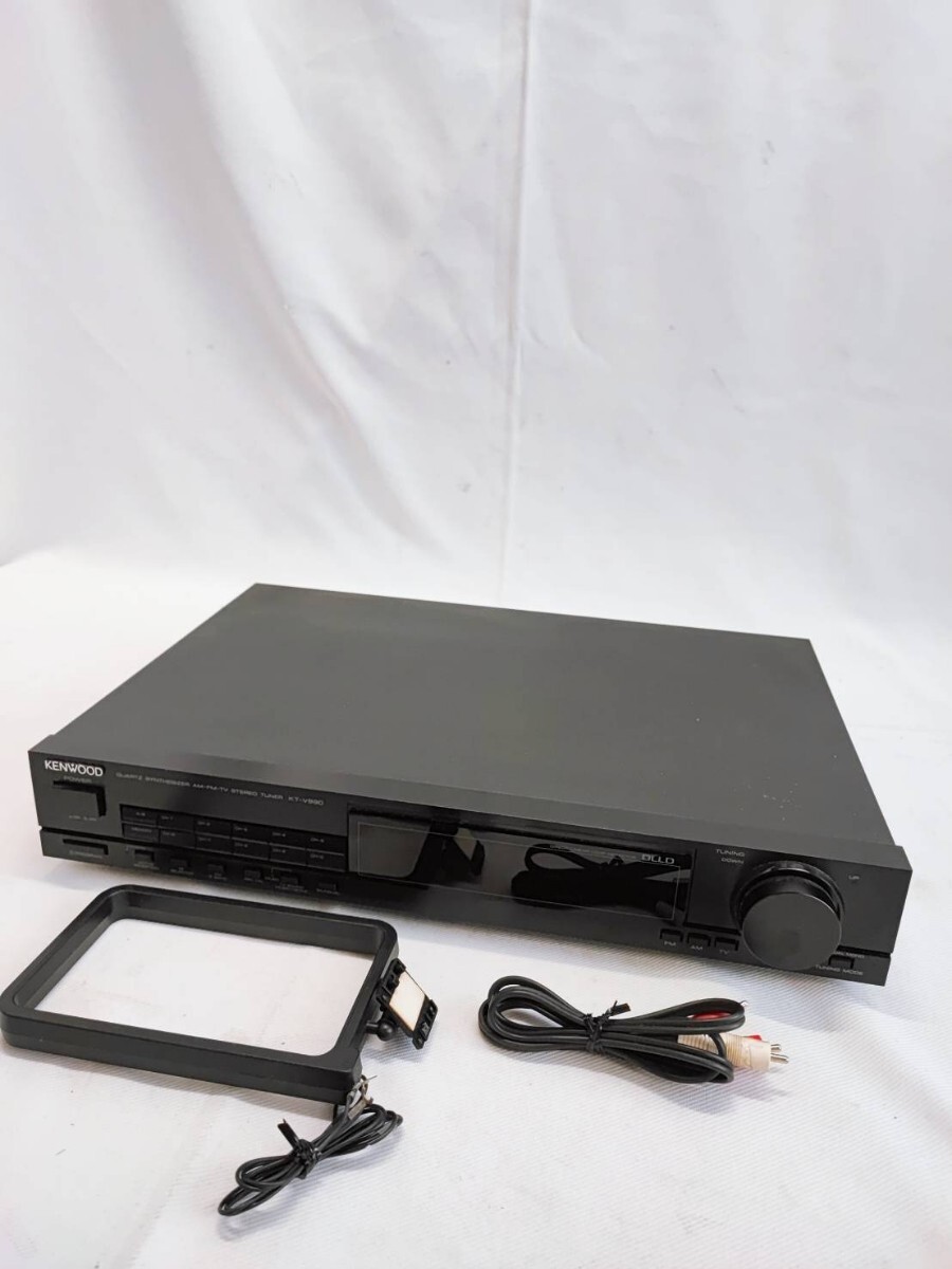 KENWOOD KT-V99〜 AM-FM-TV STEREO TUNER ケンウッド ステレオチューナー AM FM TV ラジオ 当時物 コレクション(0917)拍卖