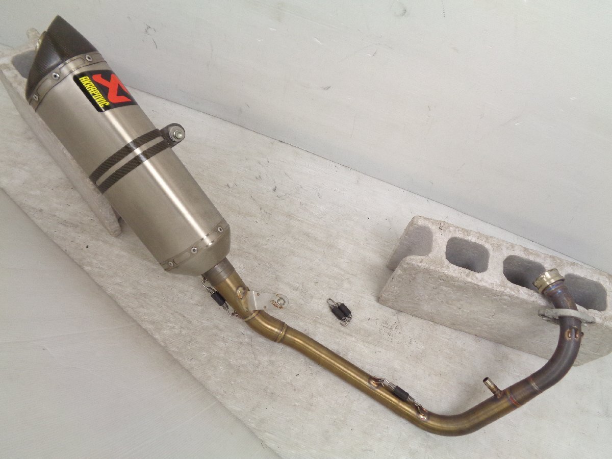 YZF-R125 RE062 VG5RE061000 08-13 akrapovic アクラポビッチ レーシングライン フルエキゾースト マフラー チタン サイレンサー【G707】拍卖
