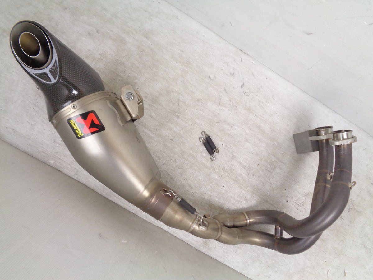 NINJA650 ニンジャ650 Z650 ER650H 17-20 akrapovic アクラポビッチ レーシングライン フルエキゾースト マフラー 良品【G790】拍卖