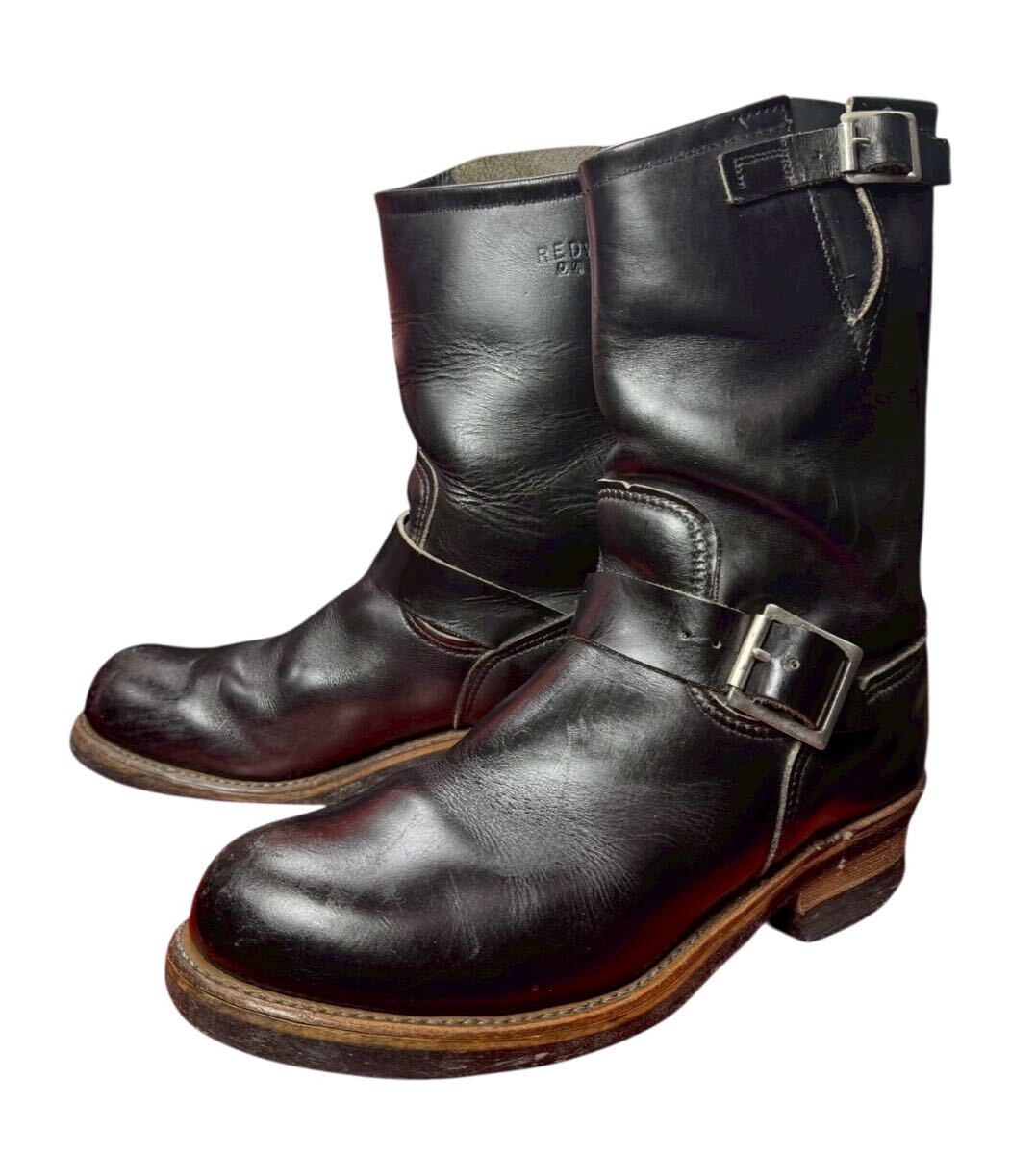 92年 PT83 USA製 RED WING 2268 レッドウイング エンジニアブーツ US7.5D 25.5㎝拍卖