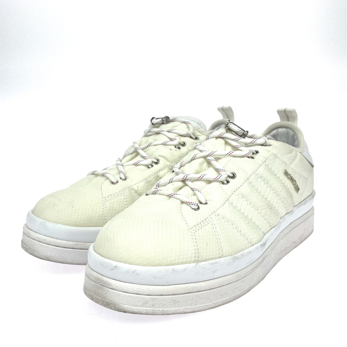 ◆MONCLER モンクレール ×アディダス/スニーカー 表記サイズ:27.5cm IG7865 ホワイト メンズ拍卖