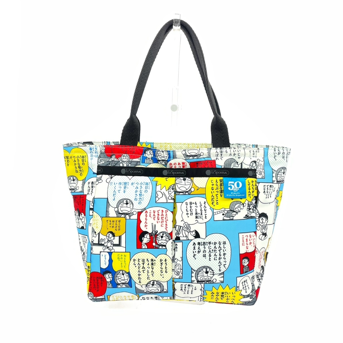 良好◆LeSportsac レスポートサック ×ドラえもん/トートバッグ 50th マルチカラー レディース拍卖