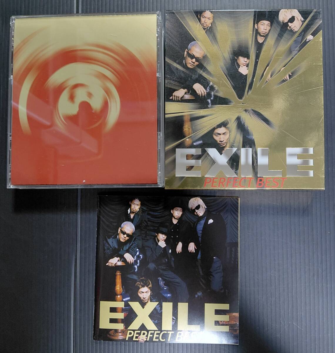 【レア】EXILE「PERFECT BEST」(2枚組CD+DVD)2005年 初回限定盤ゴールド仕様 中古キズあり 第一期初期ベストアルバム拍卖