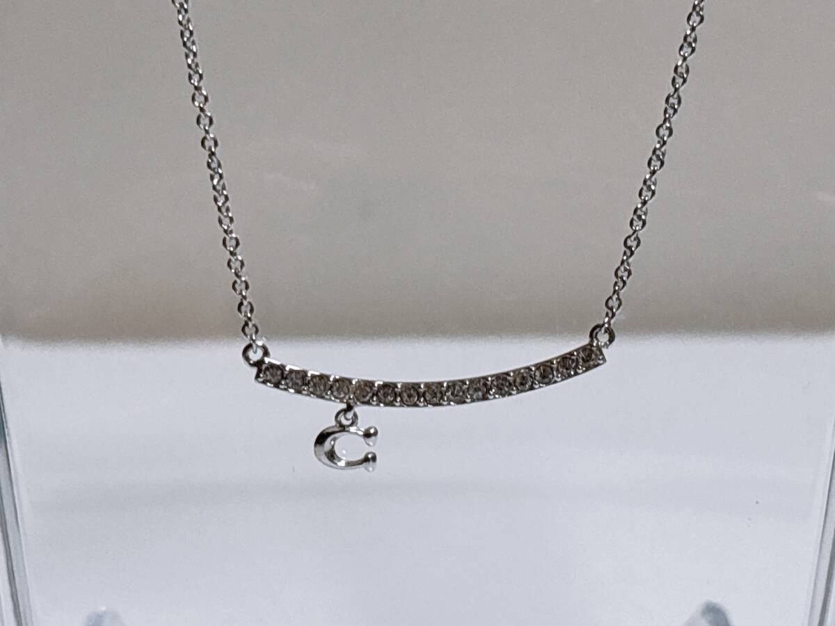 コーチ COACH ネックレス シルバー ラインストーン 5-10拍卖