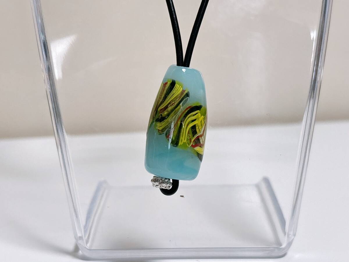 6-31 ネックレス とんぼ玉 蜻蛉玉 トンボ玉 ガラス玉 魔除け 工芸品 アクセサリー ハンドメイド 大量出品 まとめ ペアセット made in Japan拍卖