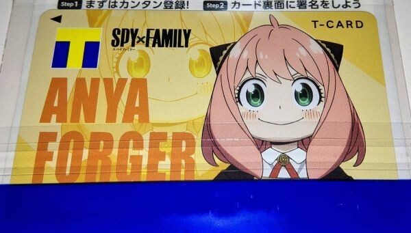 匿名配送 Vポイントカード SPY×FAMILY スパイファミリー アーニャ 新品 未登録 Tカード拍卖