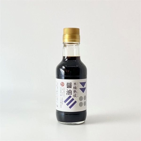 木桶熟成醤油(200ml)★無肥料・無農薬の自然栽培小麦と大豆を使用★蔵にすみつく天然麹菌によって長期醸造★木桶で仕込む伝統的な造り♪拍卖