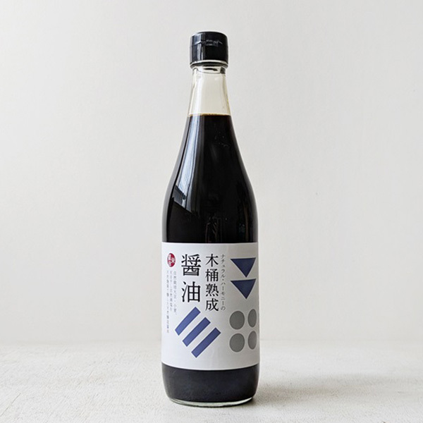 木桶熟成醤油(720ml)★無添加★無肥料・無農薬の自然栽培大豆と、蔵にすみつく自然菌の究極の醤油★匠の技で長い時間をかけ醸造☆彡拍卖