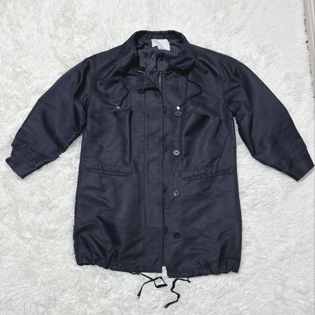 3.1 Phillip Lim ドローストリング コート XS ネイビー拍卖