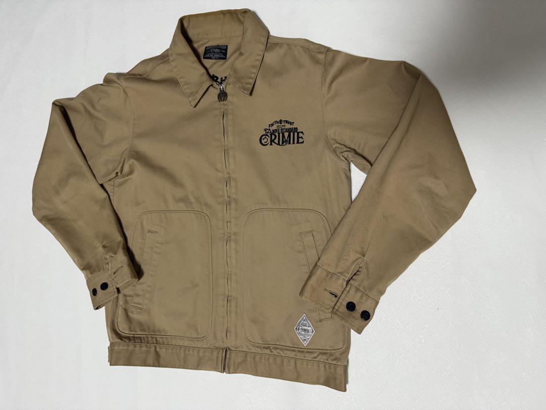 CRIMIE 刺繍ロゴ ドリズラージャケット M拍卖