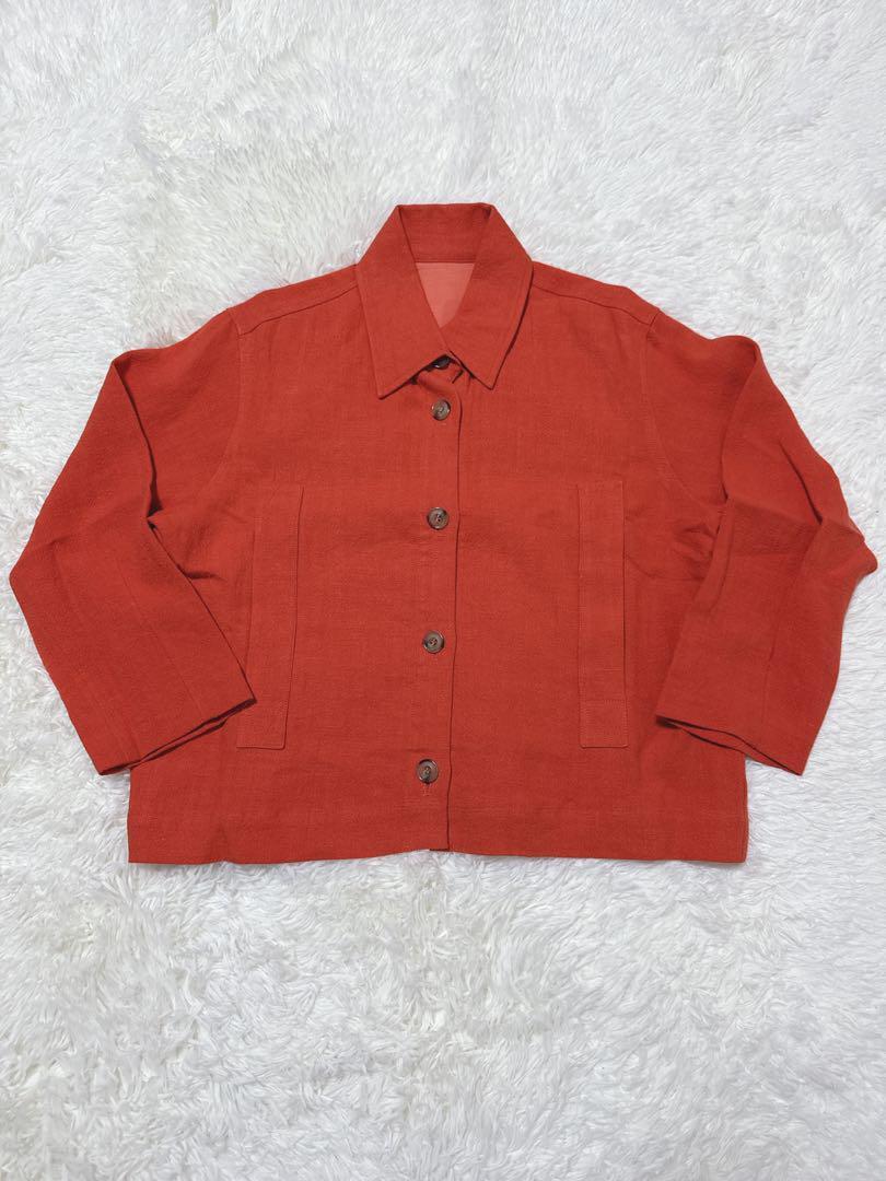 OSLOW L.N.O.B リネンジャケット Sサイズ 麻100%拍卖