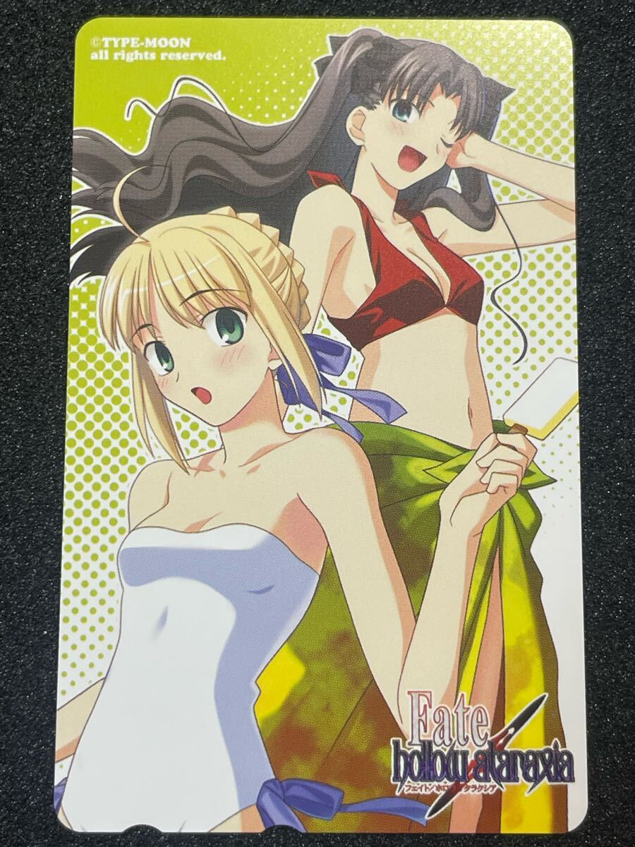 【テレカ】Fate セイバー 遠坂凛 未使用 〈金券各種出品中〉拍卖