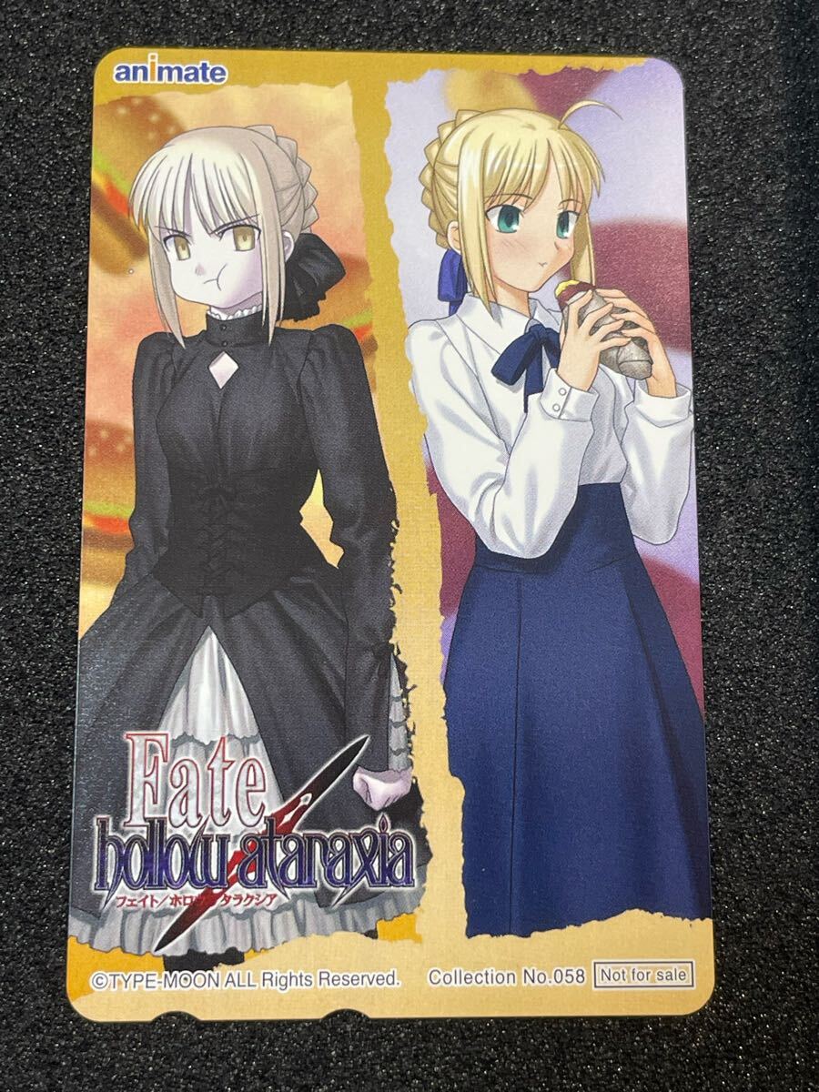 【テレカ】Fate セイバー セイバーオルタ 未使用 〈金券各種出品中〉拍卖