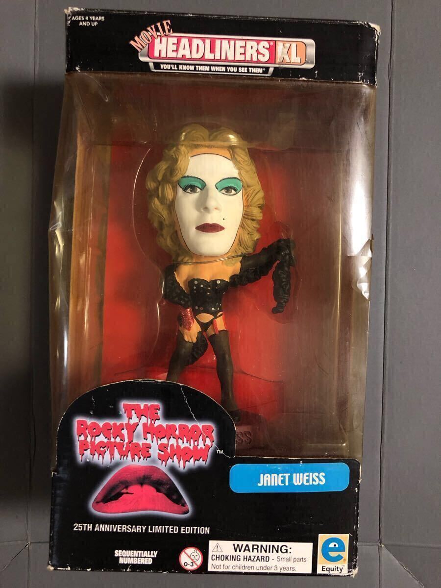 ロッキー ホラーショー★JANET WEISS フィギュア★ムービー ヘッドライナーズ XL★THE ROCKY HORROR PICTURE SHOW★25周年記念 シリアル付拍卖