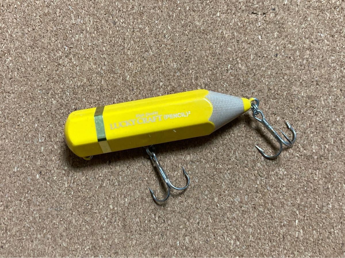 ラッキークラフト ペンシルペンシル イエロー えんぴつ拍卖