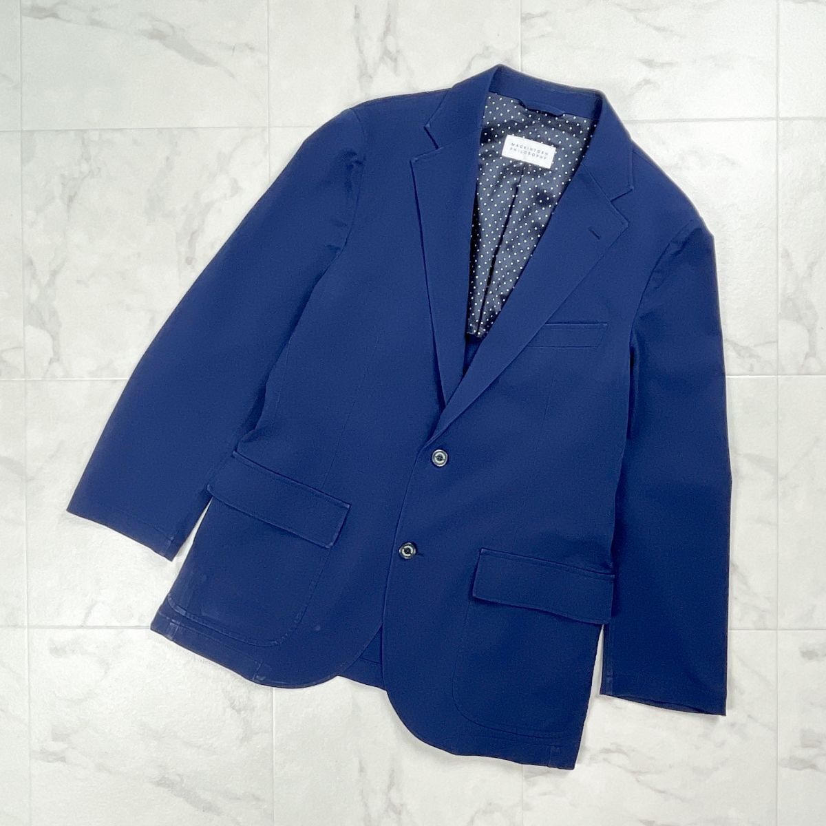 MACKINTOSH PHILOSOPHY マッキントッシュフィロソフィー テーラードジャケット 長袖 背抜き メンズ ネイビー 紺 青 ブルー サイズ*GD62拍卖