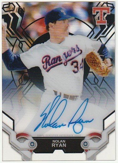 2019 TOPPS HIGH TEK Nolan Ryan Auto #/50 HOF TEXAS RANGERS拍卖