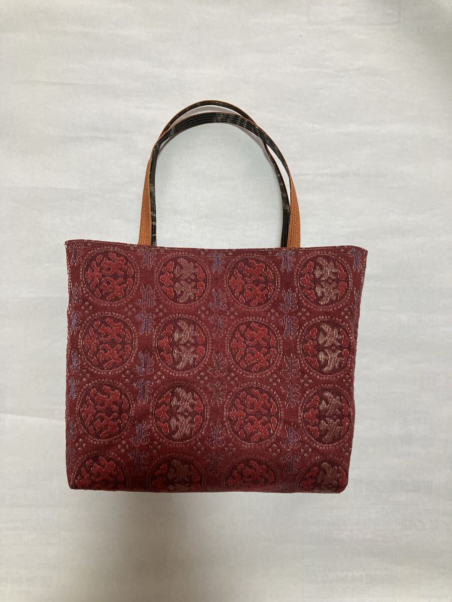 ハンドメイド トートバック レトロ帯リメイク 拍卖