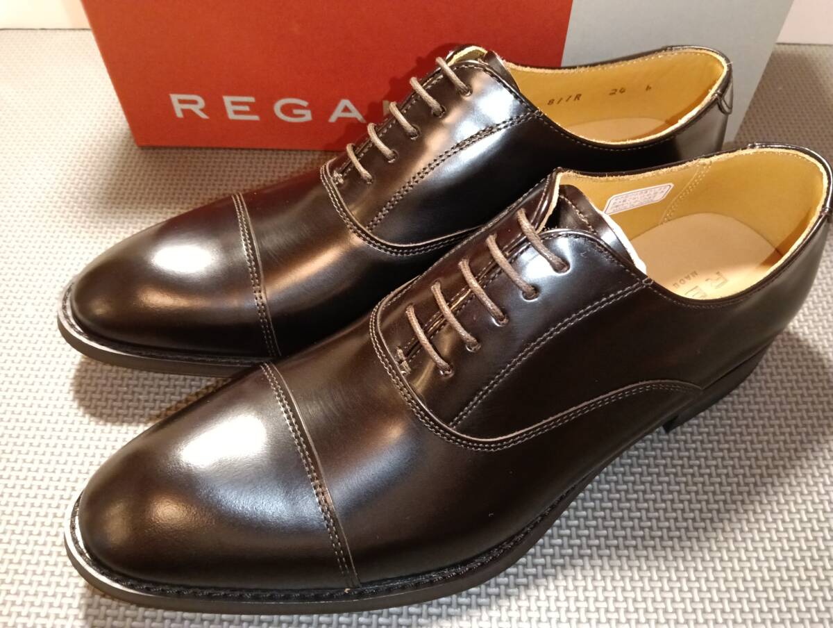 ☆REGAL 811R ダークブラウン 24.0 新品未使用 日本製 革靴 リーガル メンズ ビジネスシューズ 参考定価29,700円拍卖