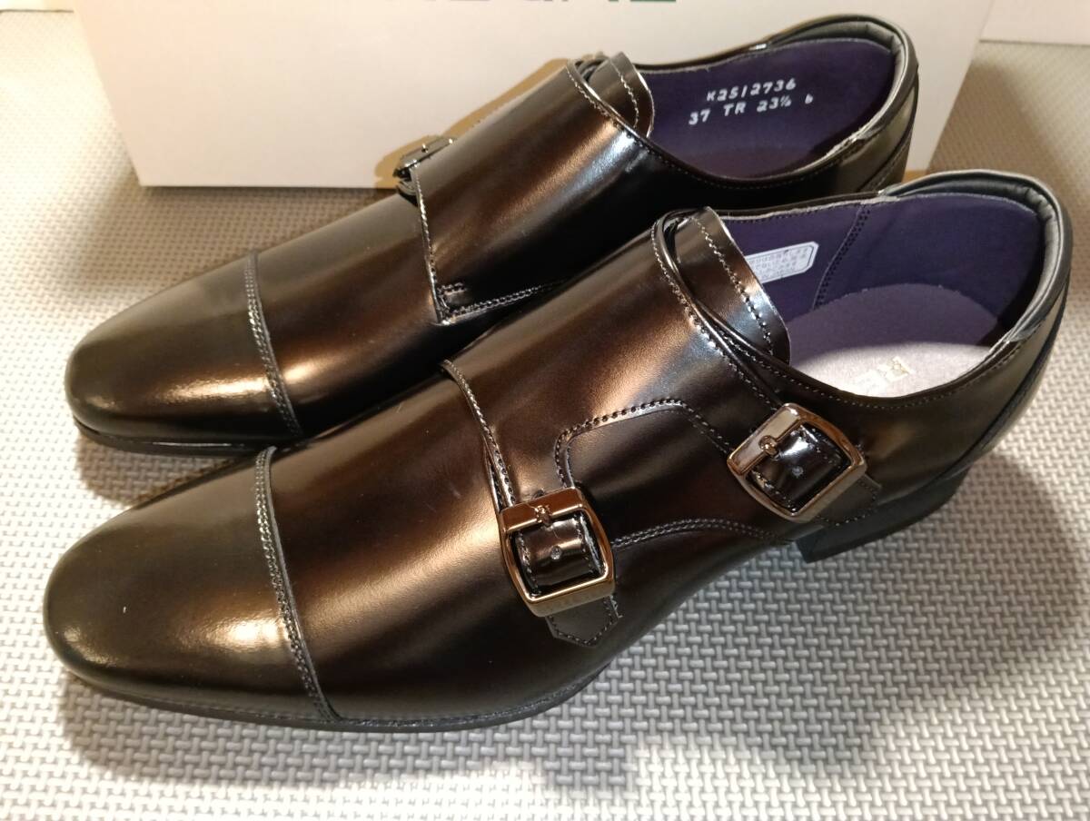 ☆REGAL 37TR ブラック 23.5 新品未使用 日本製 革靴 リーガル メンズ ビジネスシューズ 参考定価30,800円拍卖