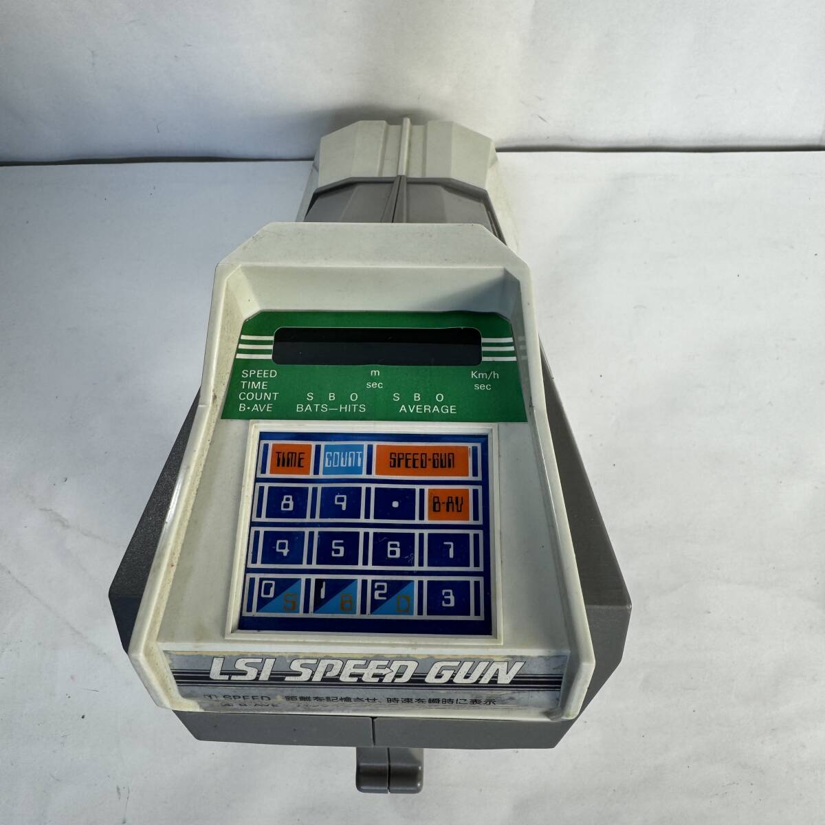 LSIスピードガン バンダイ BANDAI 速度測定器 球速測定器 LSI SPEED GUN 昭和レトロ 本体のみ 動作未確認 現状品 長期保管品 C4 R7929拍卖