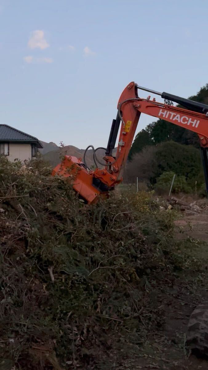 1台限り刈幅1000mm油圧ショベル日立ZAXIS 30U用 INF1000 草刈り機 拍卖