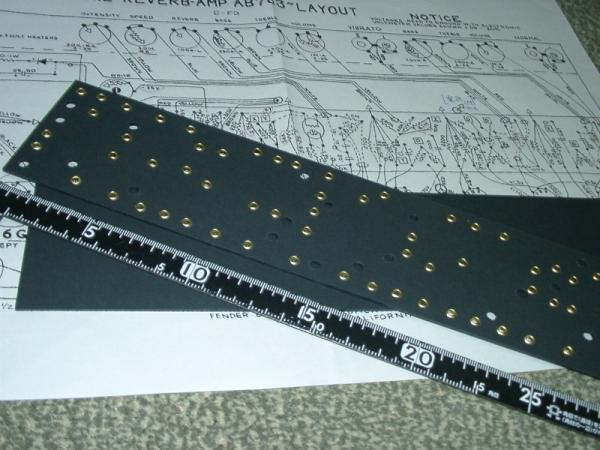 ハンドワイアードのために PtoPサーキットボード/ツインリバーブ デラリバ AB763ブラックフェイス拍卖