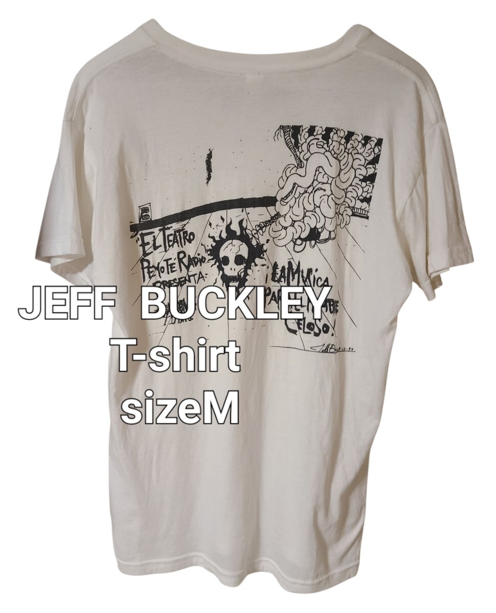 JEFF BUCKLEYジェフバックリーGrace発売記念 T-shirt Color ホワイトsizeM拍卖