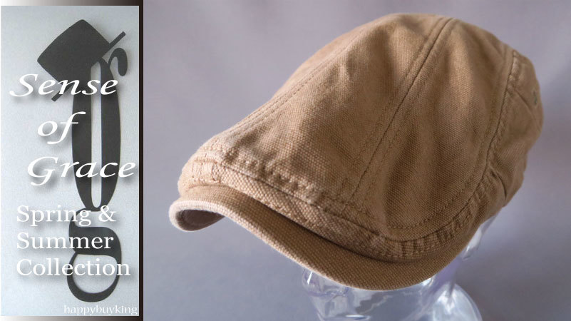 graceグレース★2025ミルスペックキャンバスハンチング【BE】新品 手洗い可能 サイズ調節可能 男女兼用 センスオブグレース拍卖