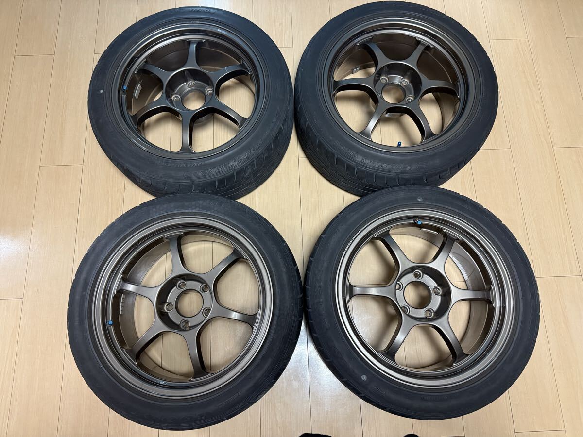 ★希少・軽量★ADVAN RG 8.5J+31 PCD114.3 235/45R17 S13S14S15R32R33R34JZX90JZX100JZX110C33C34C35 JDM拍卖