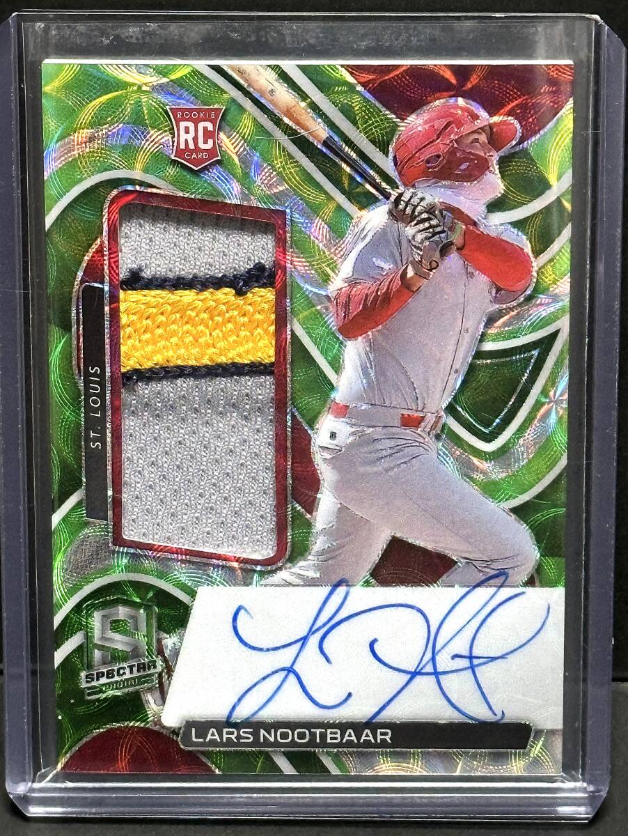 【PANINI 2022-Spectra Basebal-】LARS NOOTBAAR-ラーズ・ヌートバー■サイン・パッチ カード 25/25■WBC・侍ジャパン・カージナルス拍卖
