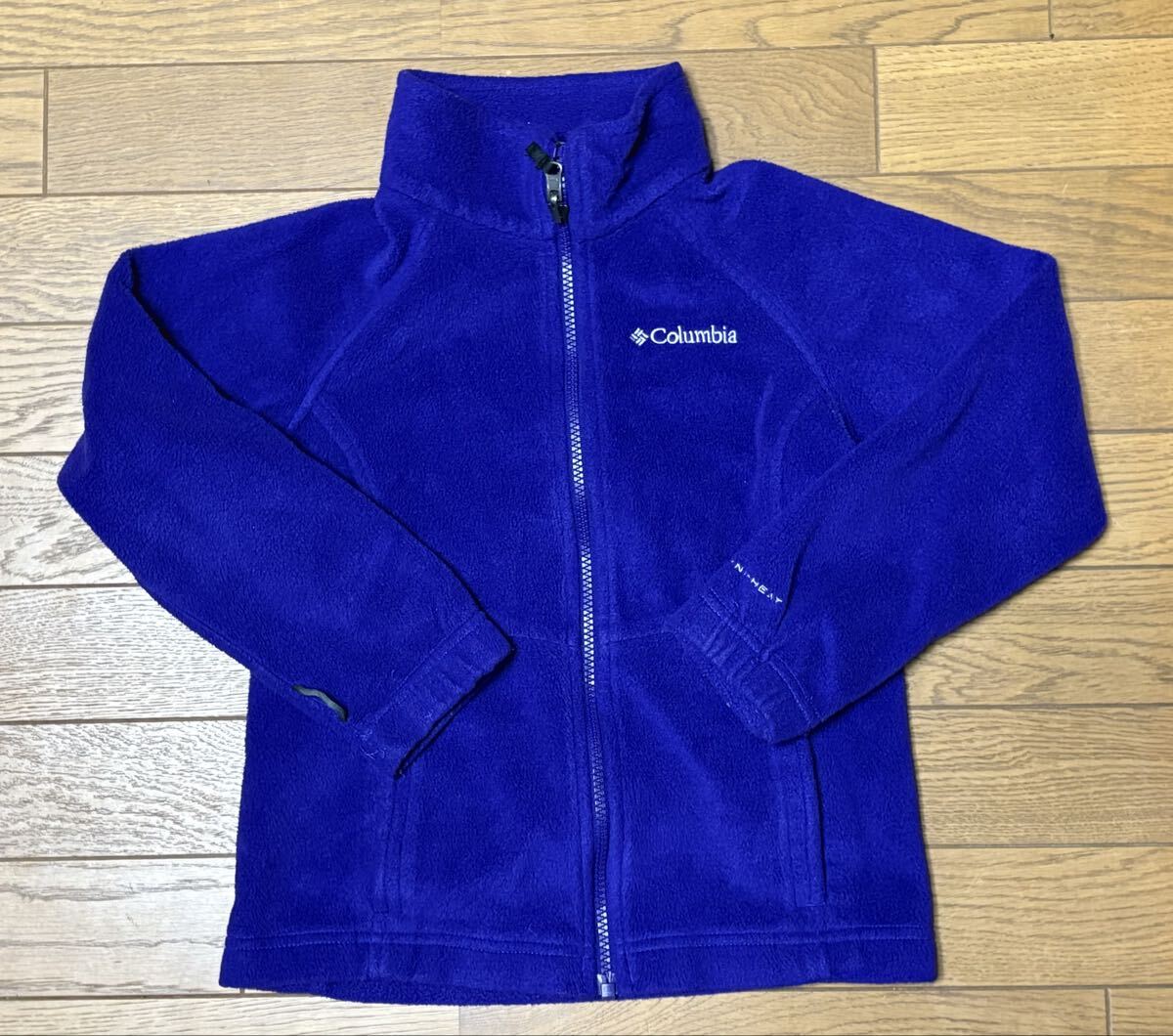 Columbia OMNI-HEAT KID’S FLEECE FULL-ZIP JACKET size-S(着丈48身幅39) 中古(美品) 送料無料 NCNR拍卖