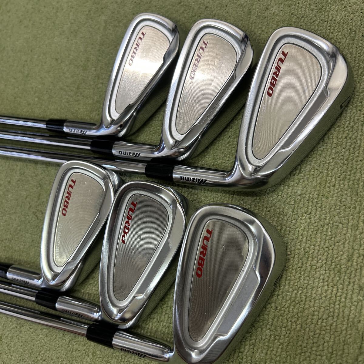 B356 希少 MIZUNO TURBO 5〜PW 6本セット 純正NS850 フレックスR 拍卖