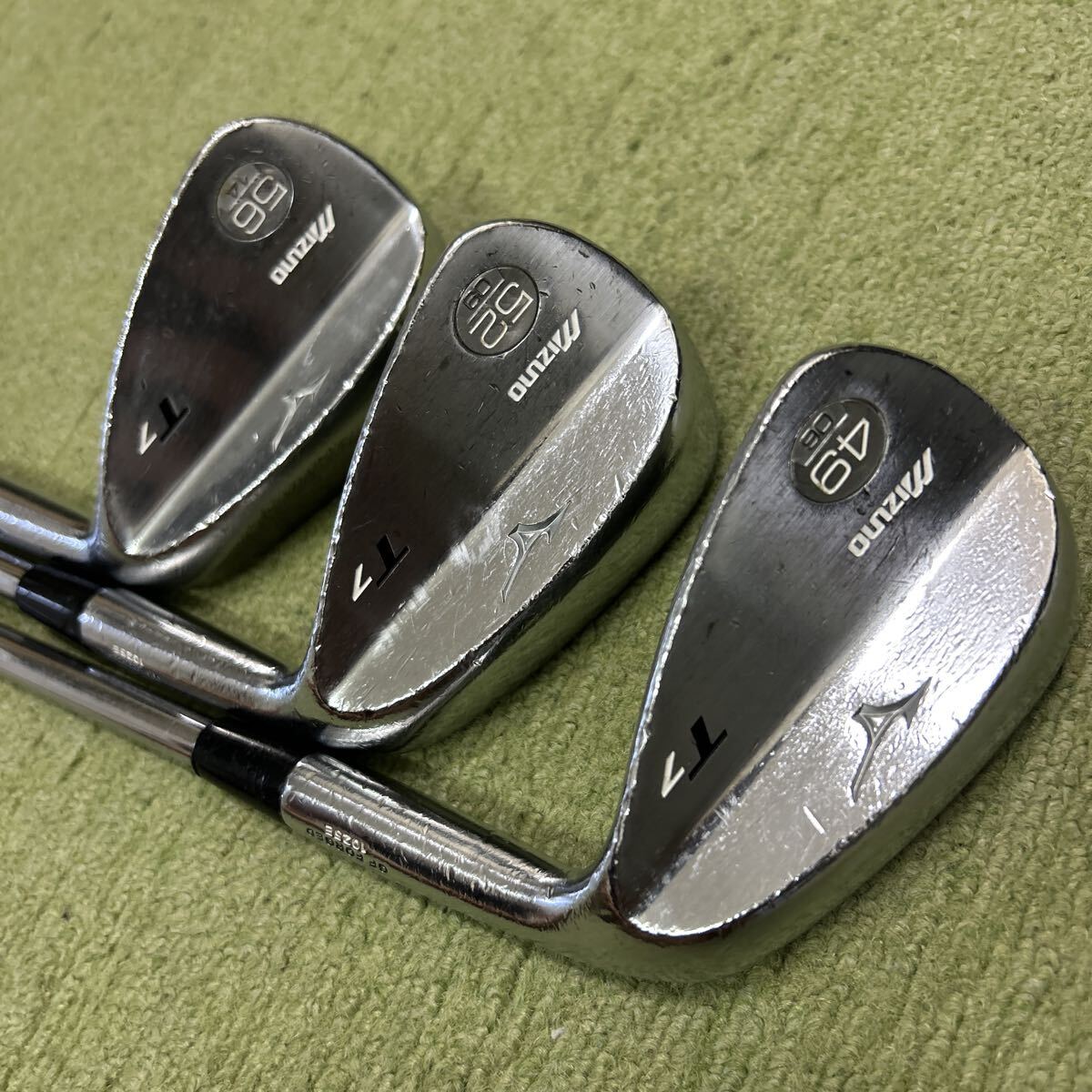 B425 MIZUNO T7 GF FORGED 49/06 52/09 56/14 3本セット NSモーダス拍卖