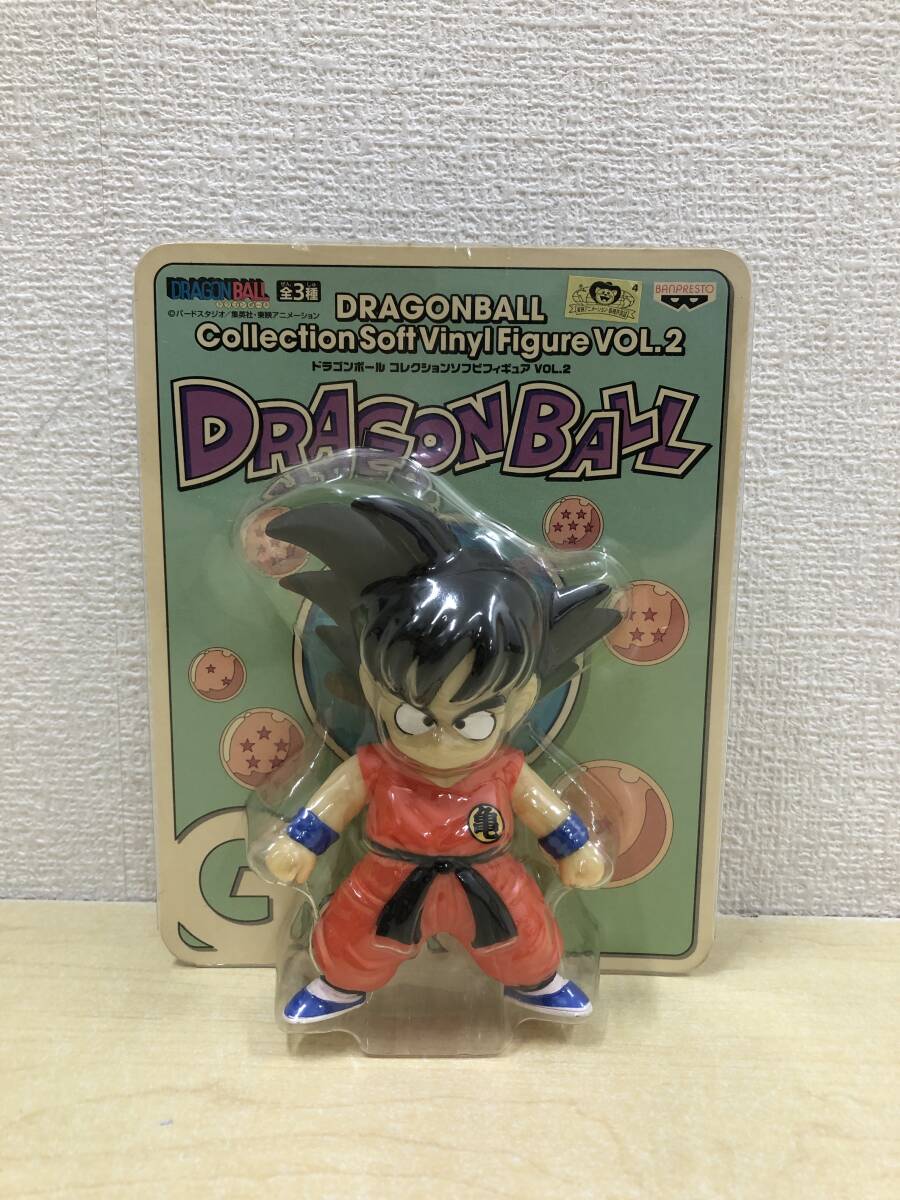 【未開封品・ダメージ有】:孫悟空 ドラゴンボール コレクションソフビフィギュアVOL.2 (20250917)拍卖