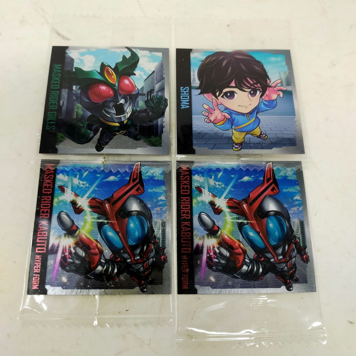 ●未開封●にふぉるめーしょん 仮面ライダーシリーズ シールウエハース 4枚セット ⑥ S拍卖