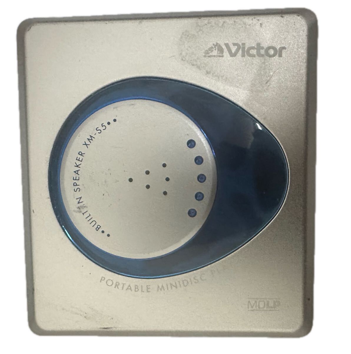 動作確認済 Victor ビクター ポータブルMDプレーヤー XM-S5-A アクアブルー拍卖
