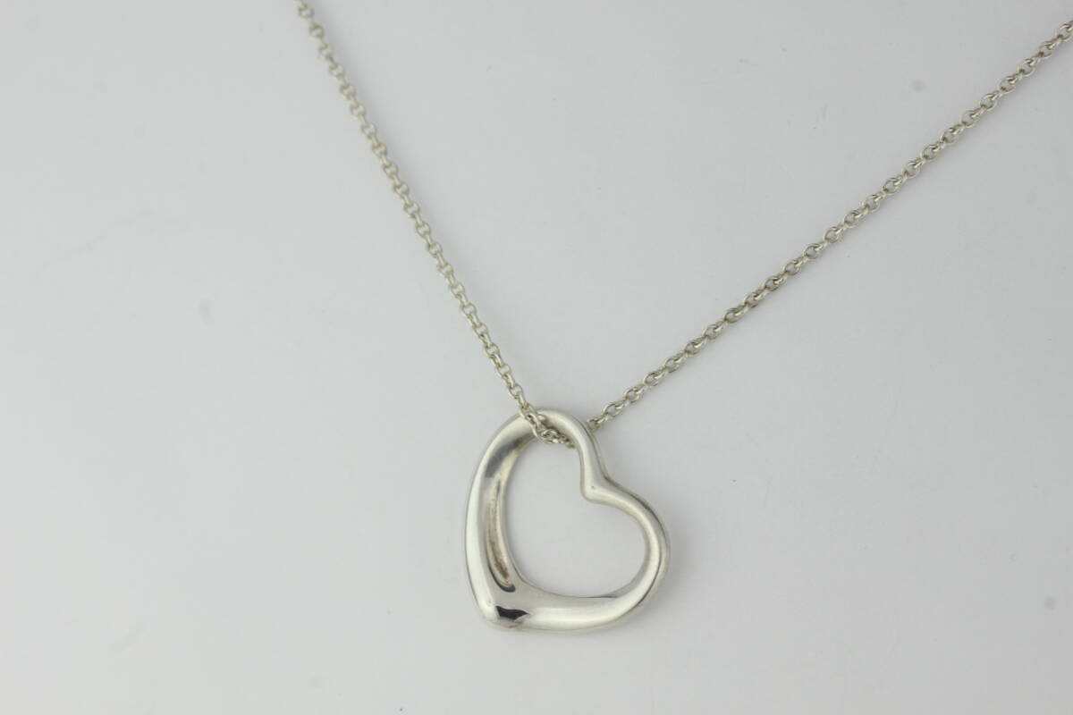 TIFFANY&Co ティファニー オープンハート ネックレス SV925拍卖