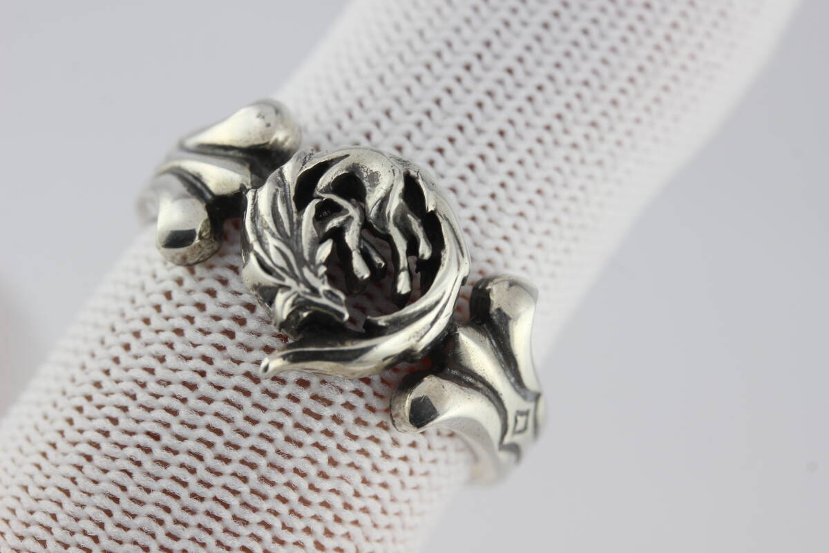 WOLFMAN B.R.S ウルフマンブラザーズ ムーンウルフ リング 31号 SV925拍卖