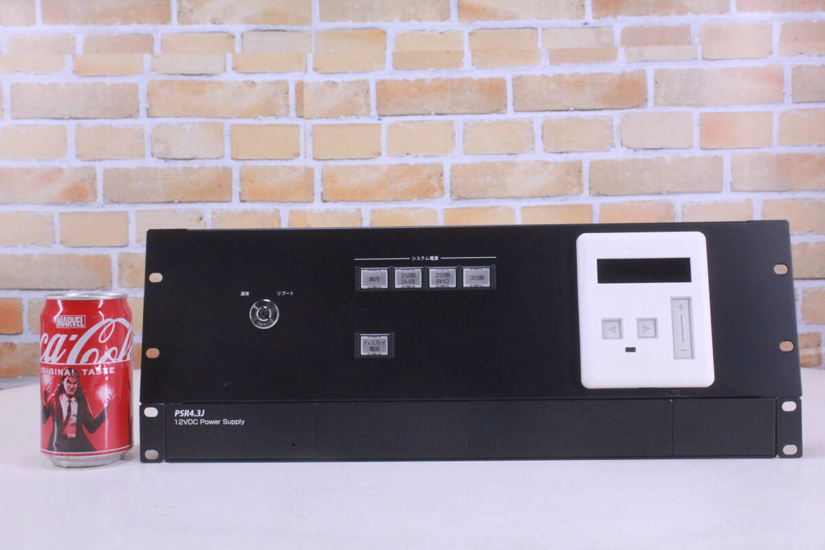 PSR4.3J 12VDC Power Supply Symetrix ラックマウント 電源ユニット キー欠品 中古現状品■(Z3701)拍卖