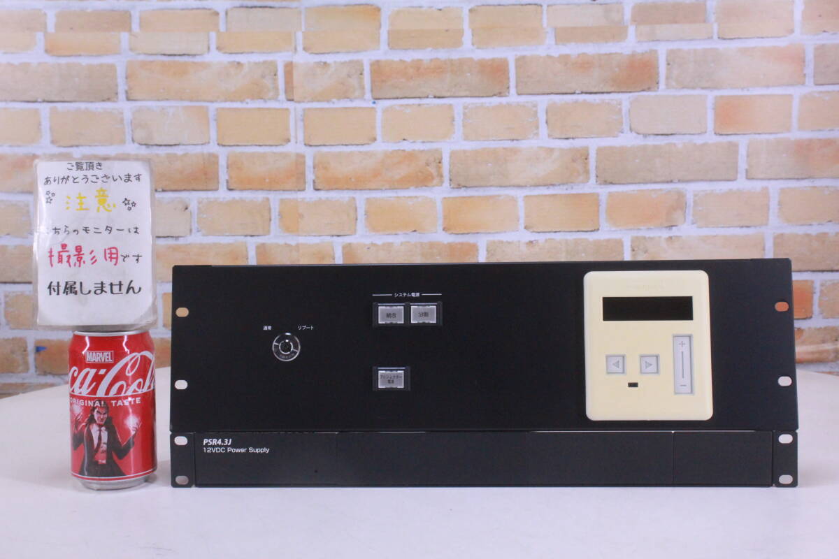 PSR4.3J 12VDC Power Supply Symetrix ラックマウント 電源ユニット キー欠品 中古現状品 日焼けあり■(Z3702)拍卖