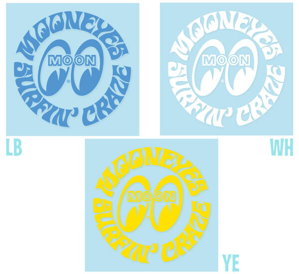 ムーンアイズ サーフィン クレイズ 抜きステッカー YE拍卖
