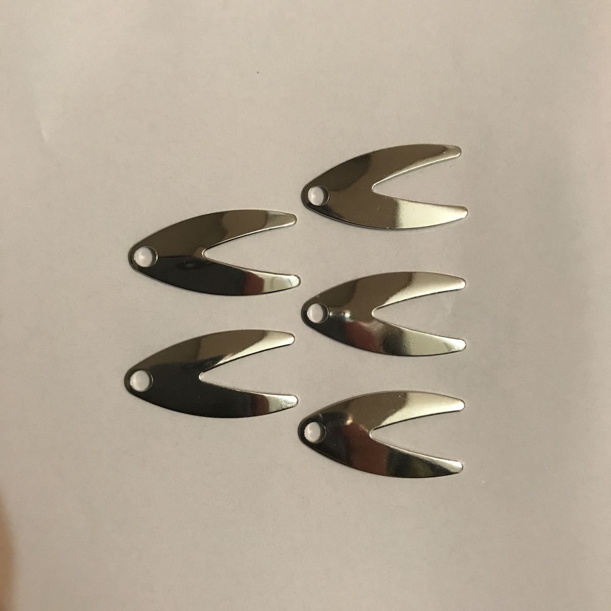 5枚入 #1 ダコタブレード ニッケル プレーン ジグ ジギング 自作 フック 鯛ラバ インチク SLG ヒラマサ ブリ 根魚 コロラド拍卖