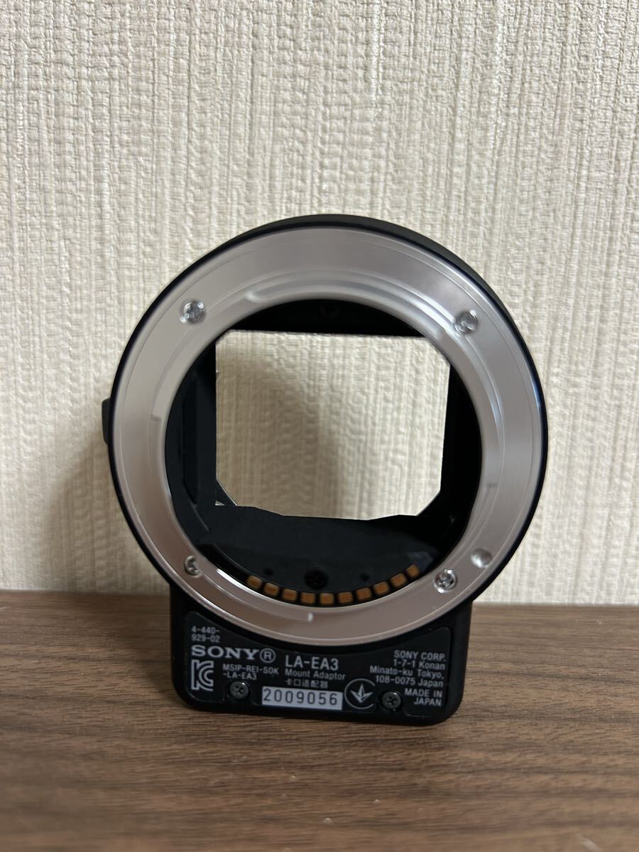 【極美品】 箱付き SONY マウントアダプター LA-EA3 35mm FULL-FRAME拍卖