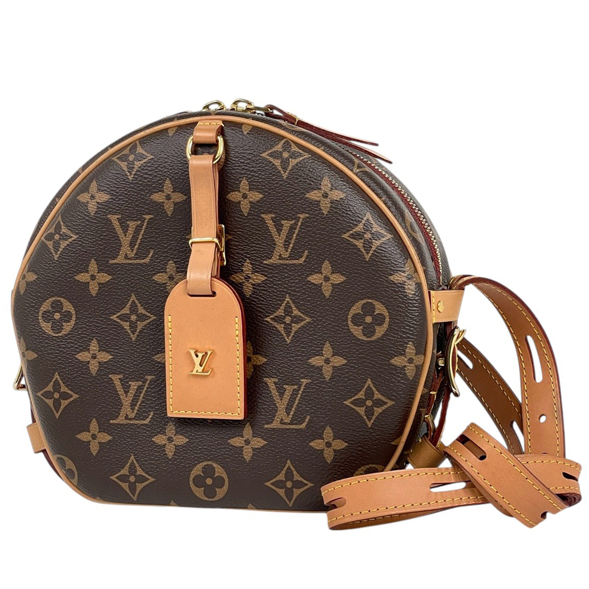 ルイ・ヴィトン Louis Vuitton ボワット シャポー スープル MM ショルダーバッグ モノグラム ブラウン M45647 レディース 【中古】拍卖