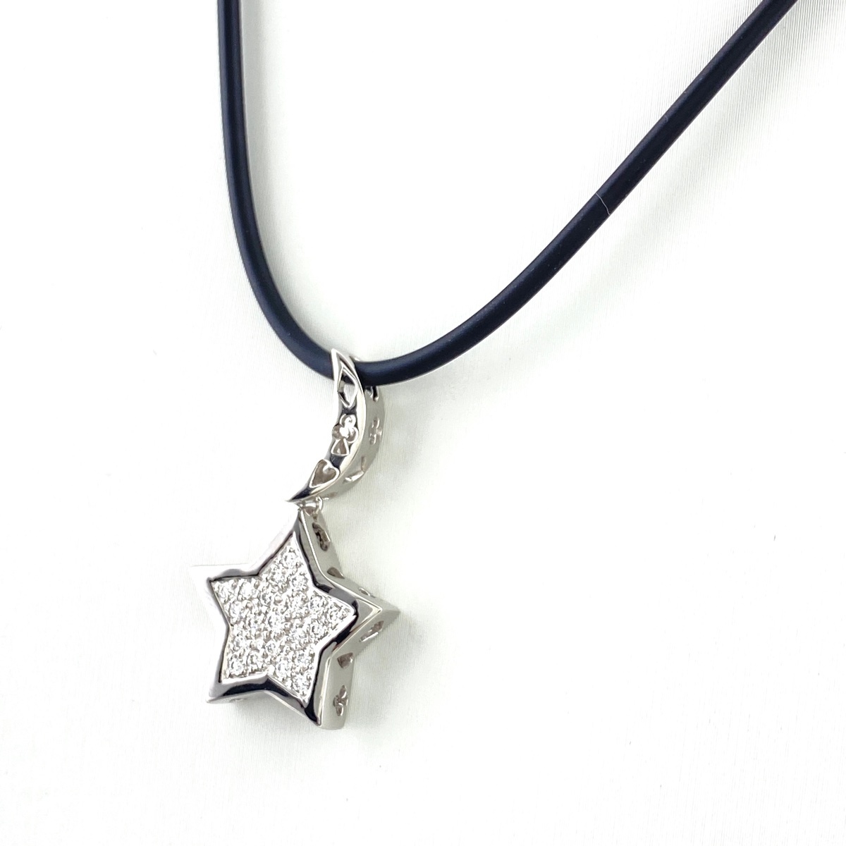 KARATI メレダイヤ デザインネックレス プラチナ ペンダント ネックレス Pt900 ダイヤモンド レディース 【中古】拍卖