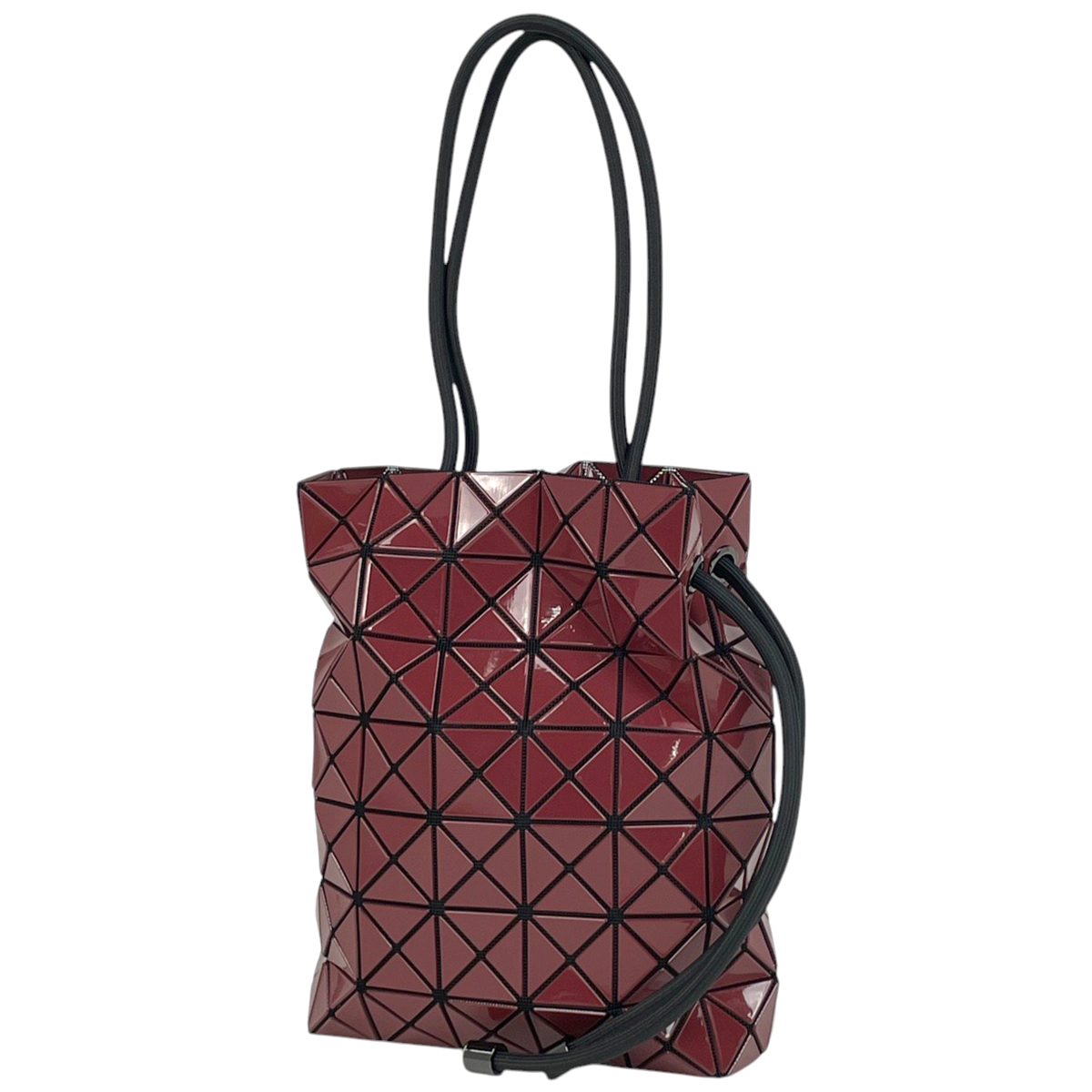 イッセイミヤケ ISSEY MIYAKE バオバオ ショルダーバッグ 巾着型 ショルダーバッグ PVC ボルドー レディース 【中古】拍卖